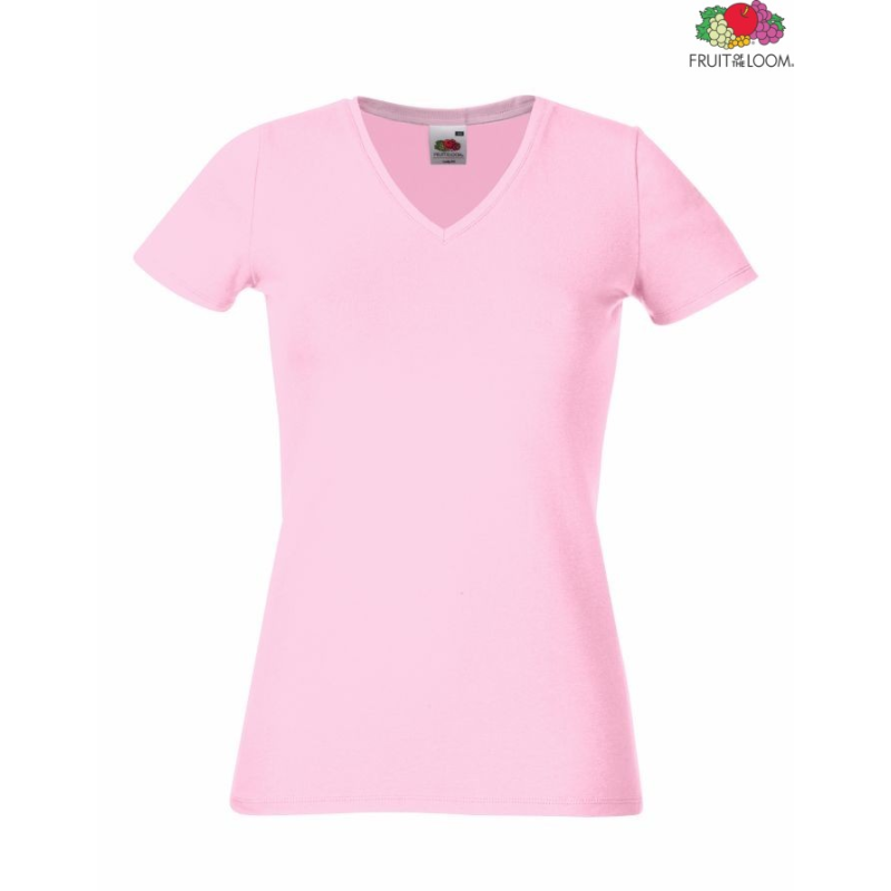 Ladies V-neck T | Fruit of the Loom