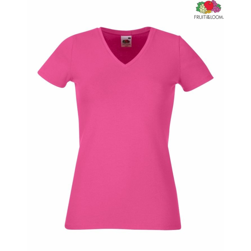 Ladies V-neck T | Fruit of the Loom