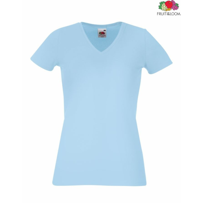 Ladies V-neck T | Fruit of the Loom