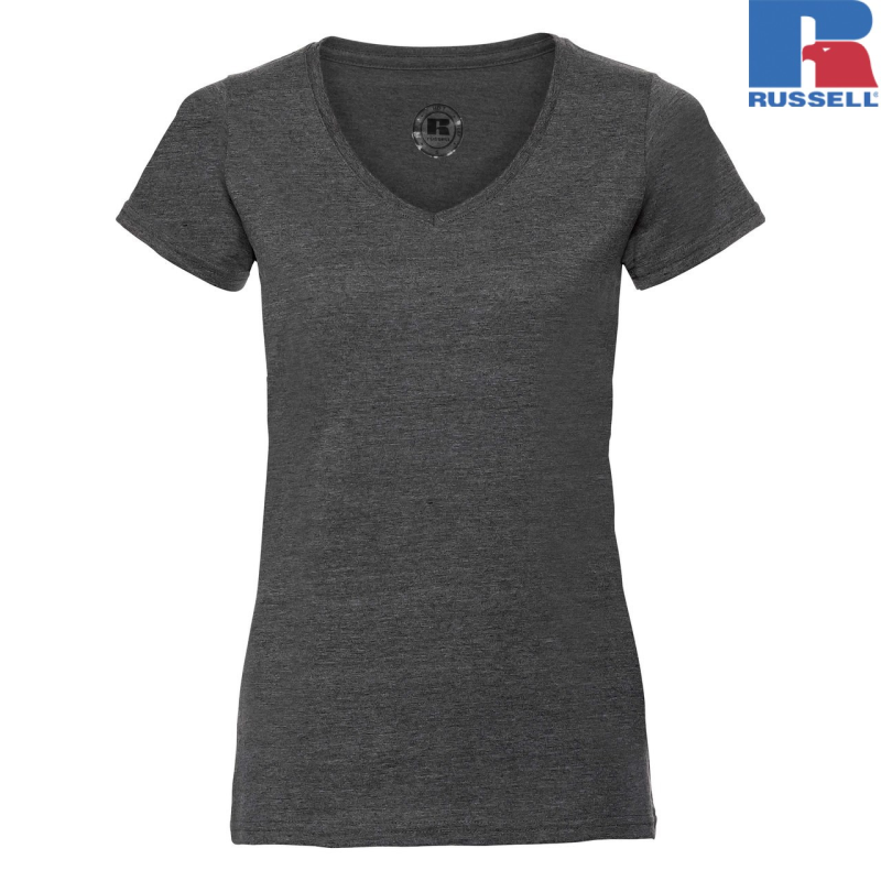 Ladies V-neck HD T | Russell