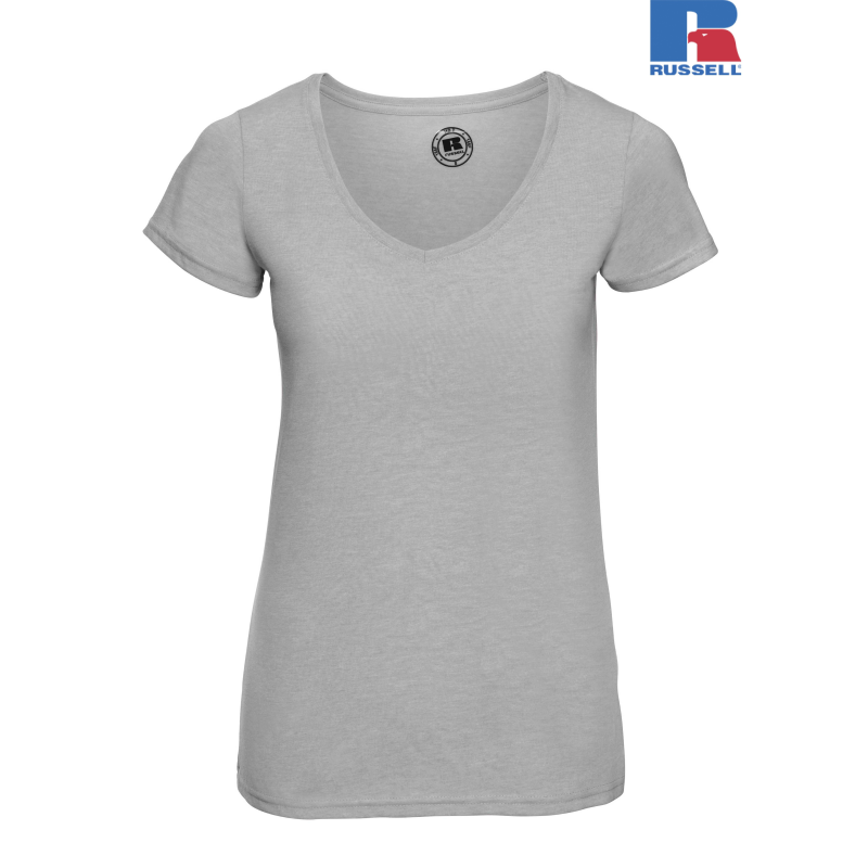 Ladies V-neck HD T | Russell