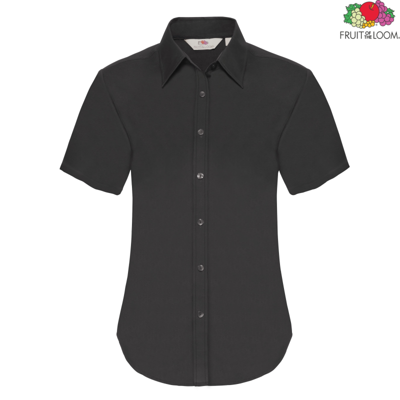 Ladies Oxford Short Sleeve Shirt | Fruit Of The Loom