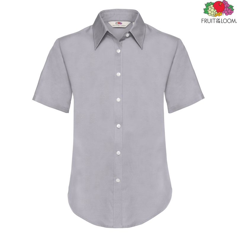 Ladies Oxford Short Sleeve Shirt | Fruit Of The Loom