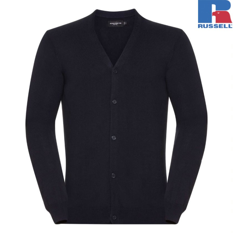 Men's V-⁠Neck Knitted Cardigan | Russell