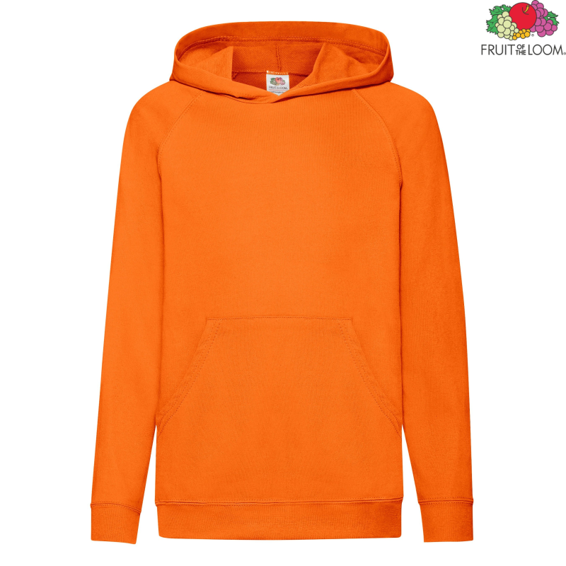 Kids Lightweight Hooded Sweat | Fruit of The Loom