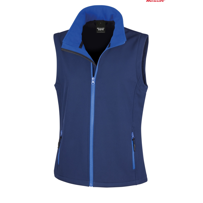Womens Printable Softshell Bodywarmer | Result