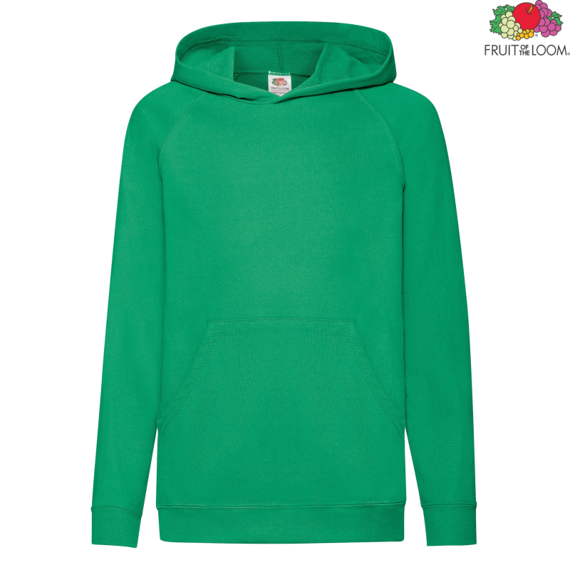 Kids Lightweight Hooded Sweat | Fruit of The Loom