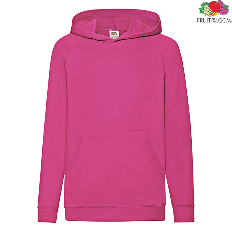 Kids Lightweight Hooded Sweat | Fruit of The Loom