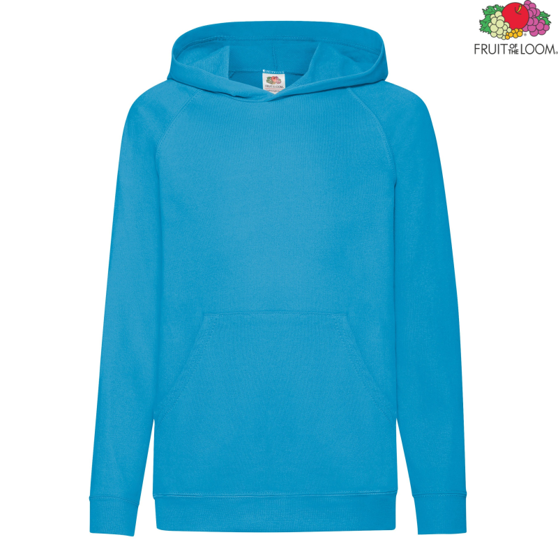 Kids Lightweight Hooded Sweat | Fruit of The Loom