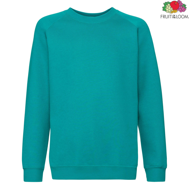 Kids Premium Raglan Sweat | Fruit of The Loom