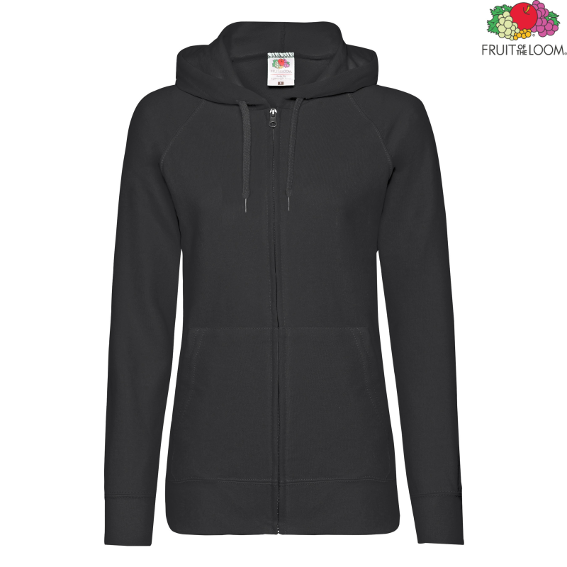 Lightweight Ladies Hooded Sweat | Fruit Of The Loom