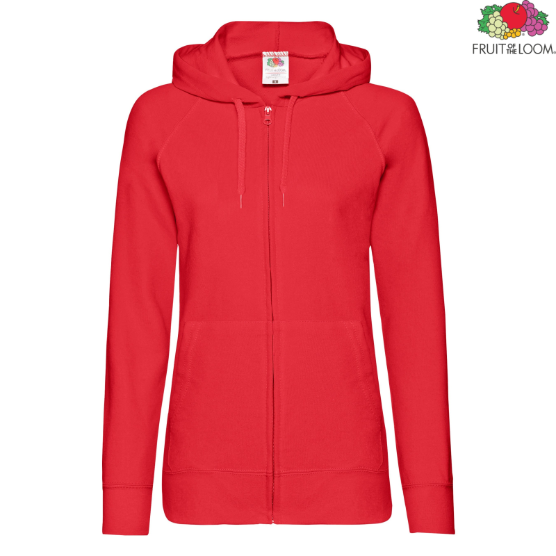 Lightweight Ladies Hooded Sweat | Fruit Of The Loom