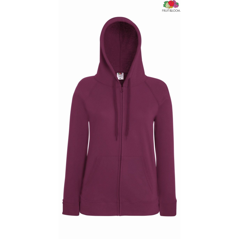 Lightweight Ladies Hooded Sweat | Fruit Of The Loom