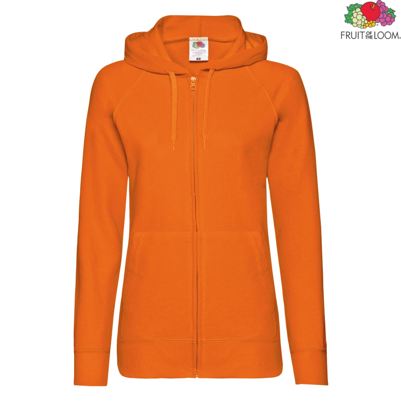 Lightweight Ladies Hooded Sweat | Fruit Of The Loom