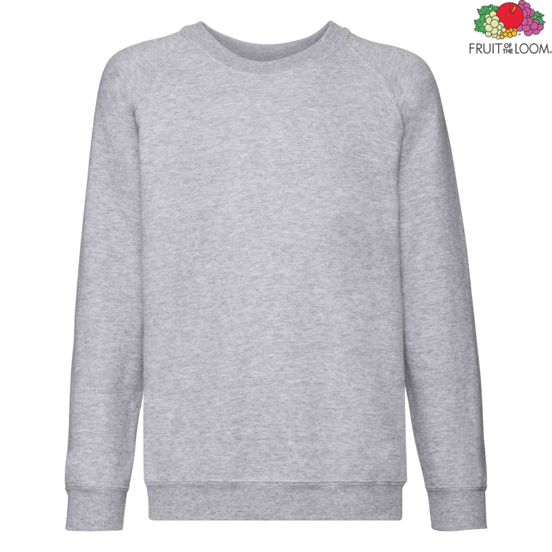 Kids Classic Raglan Sweat | Fruit of the Loom