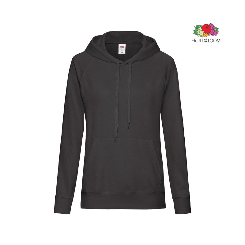Lightweight Ladies Hooded Sweat | Fruit Of The Loom