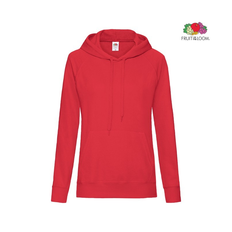 Lightweight Ladies Hooded Sweat | Fruit Of The Loom