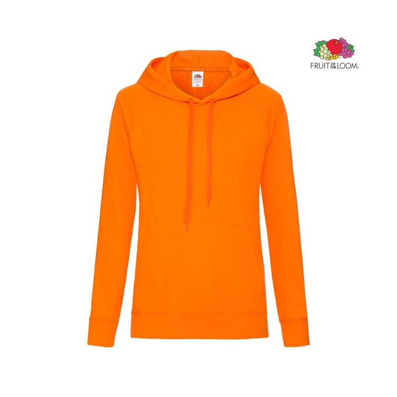 Lightweight Ladies Hooded Sweat | Fruit Of The Loom