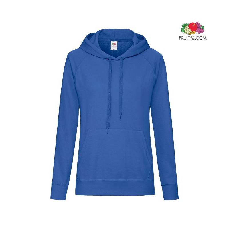 Lightweight Ladies Hooded Sweat | Fruit Of The Loom