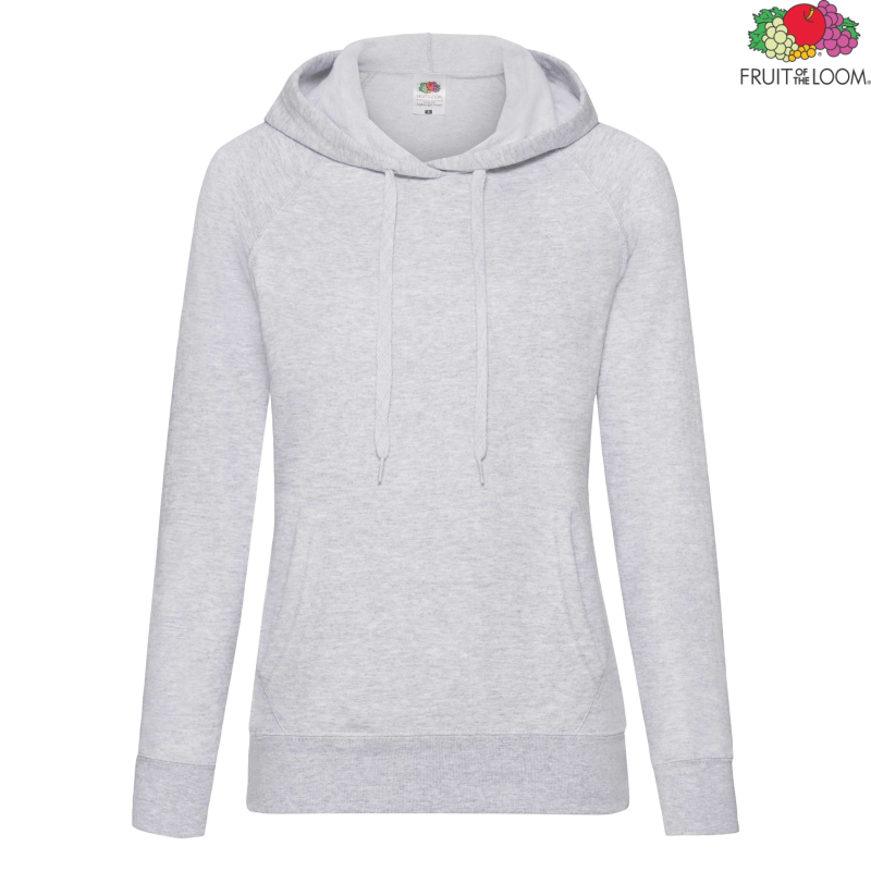 Lightweight Ladies Hooded Sweat | Fruit Of The Loom