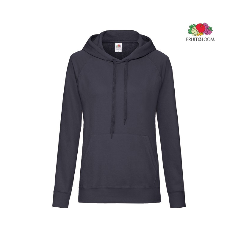 Lightweight Ladies Hooded Sweat | Fruit Of The Loom