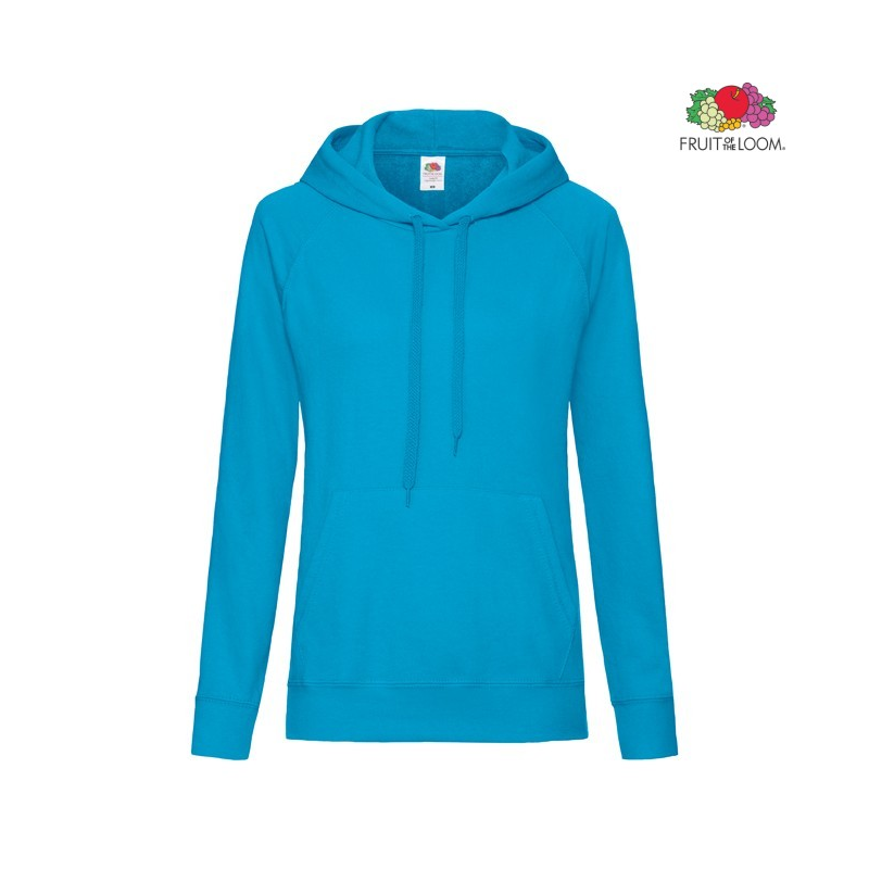 Lightweight Ladies Hooded Sweat | Fruit Of The Loom