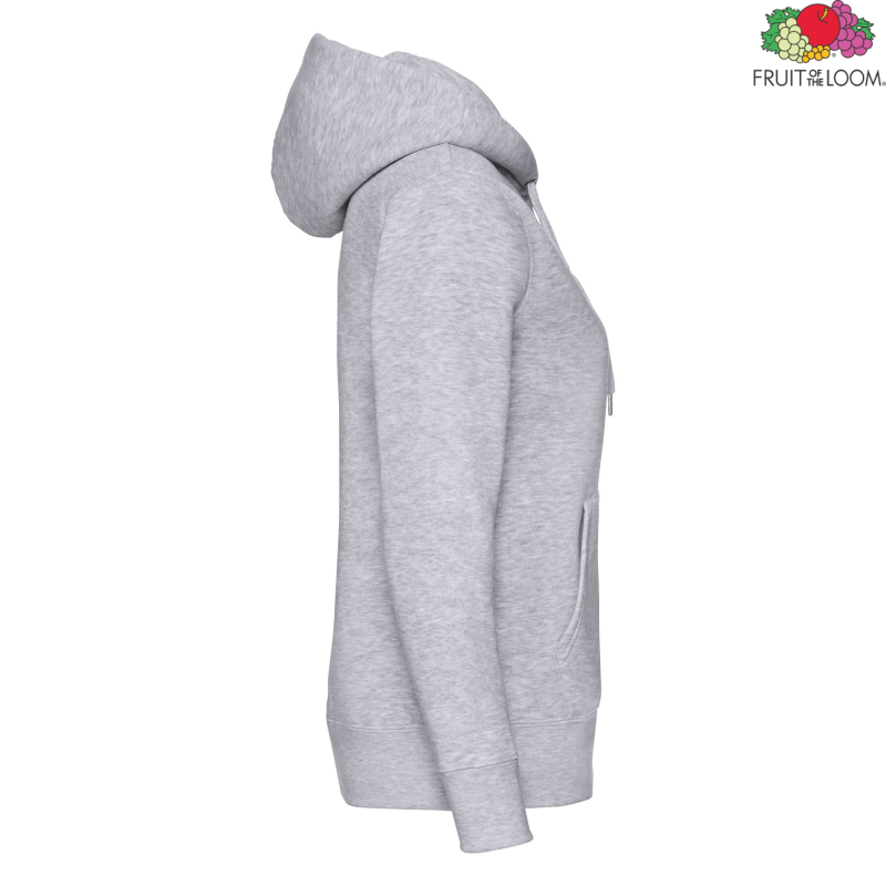 Premium Ladies Hooded Sweat Jacket | Fruit Of The Loom