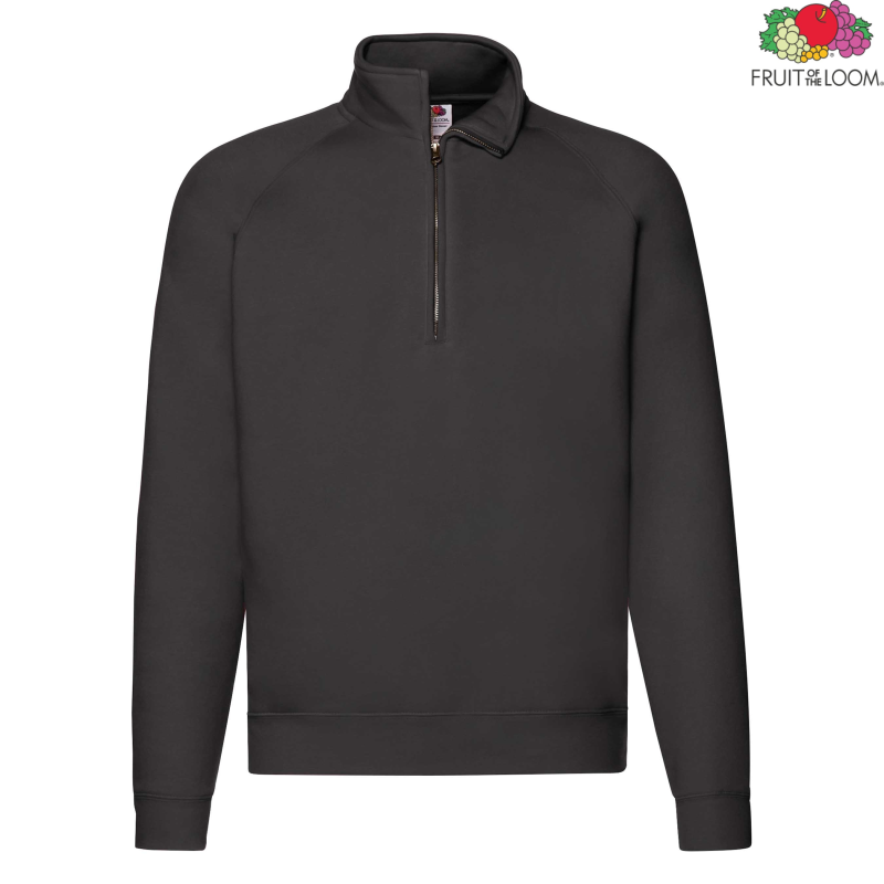 Men's Zip Neck Sweatshirt | Fruit of the Loom