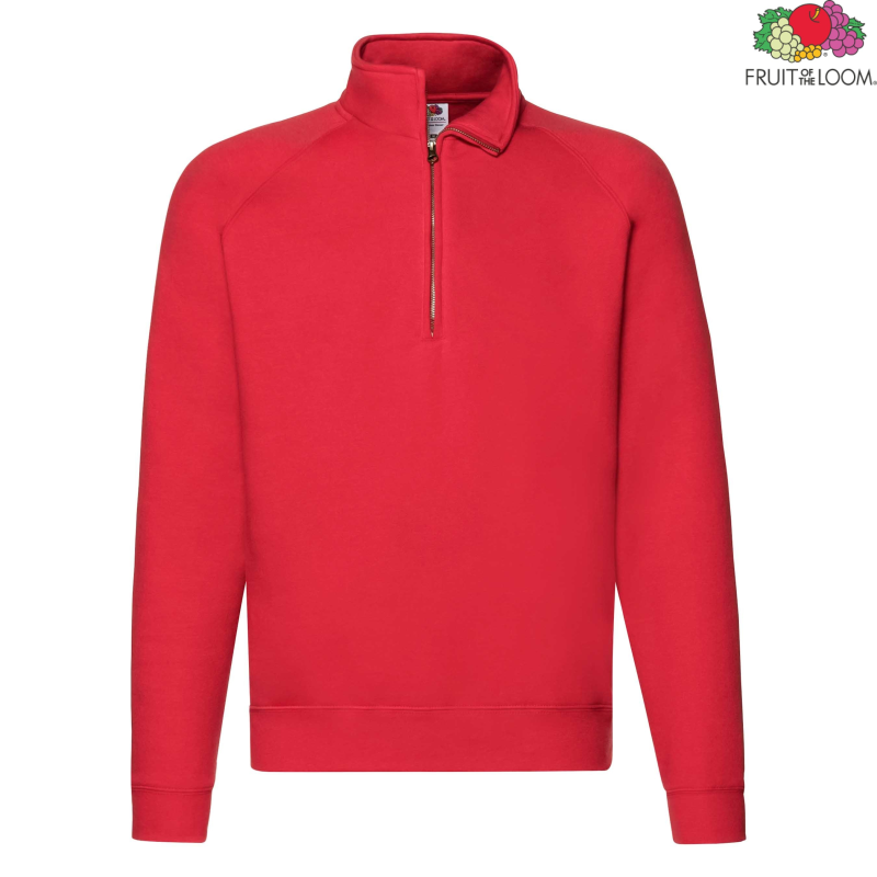 Men's Zip Neck Sweatshirt | Fruit of the Loom