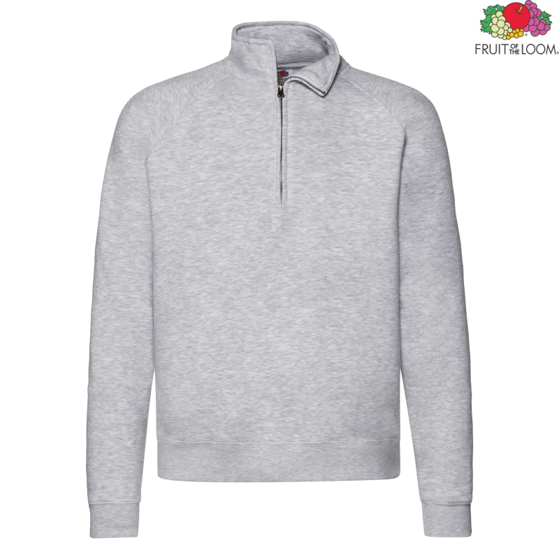 Men's Zip Neck Sweatshirt | Fruit of the Loom