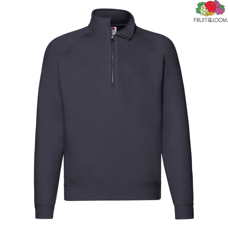 Men's Zip Neck Sweatshirt | Fruit of the Loom