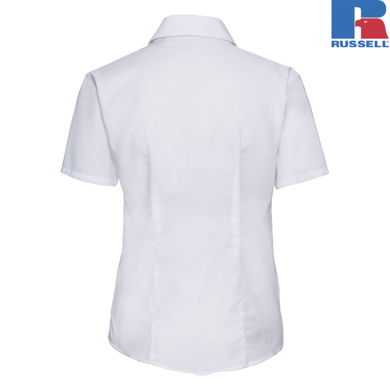 Ladies Short Sleeve Easy Care Oxford Shirt| Russell