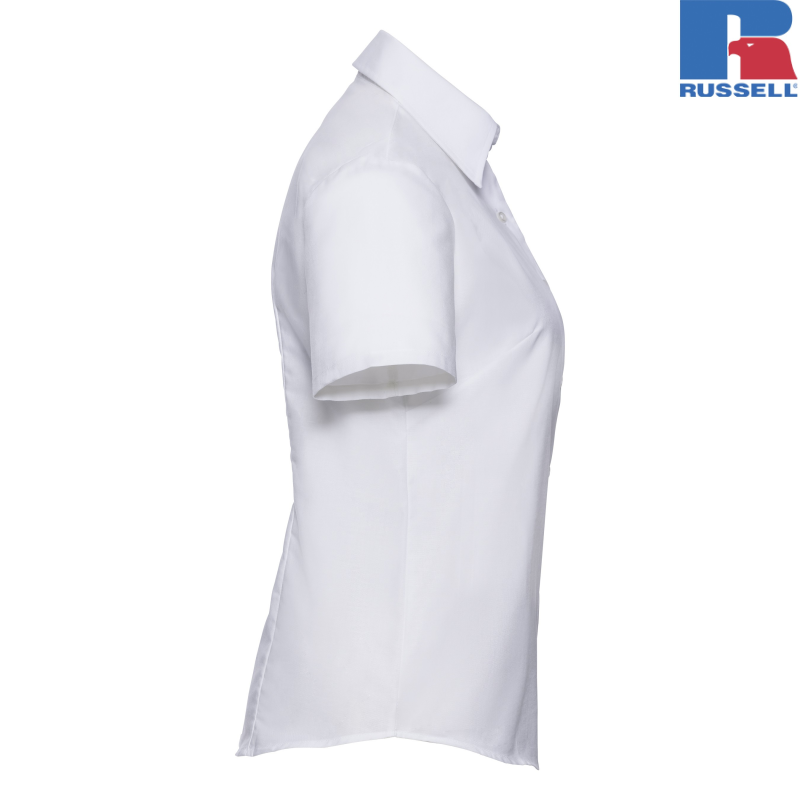 Ladies Short Sleeve Easy Care Oxford Shirt| Russell