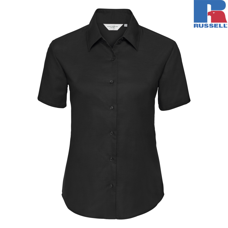 Ladies Short Sleeve Easy Care Oxford Shirt| Russell