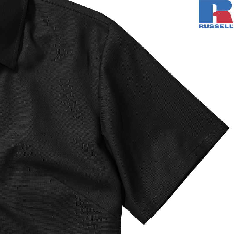 Ladies Short Sleeve Easy Care Oxford Shirt| Russell