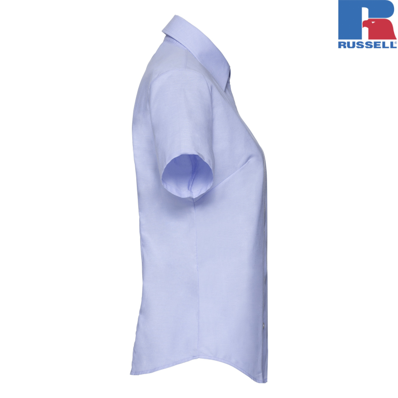 Ladies Short Sleeve Easy Care Oxford Shirt| Russell