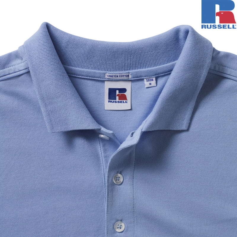 Men's Fitted Stretch Polo | Russell