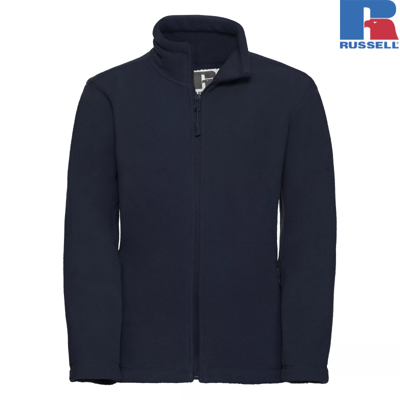 Kids Outdoor Fleece With A Long Zipper | Russell