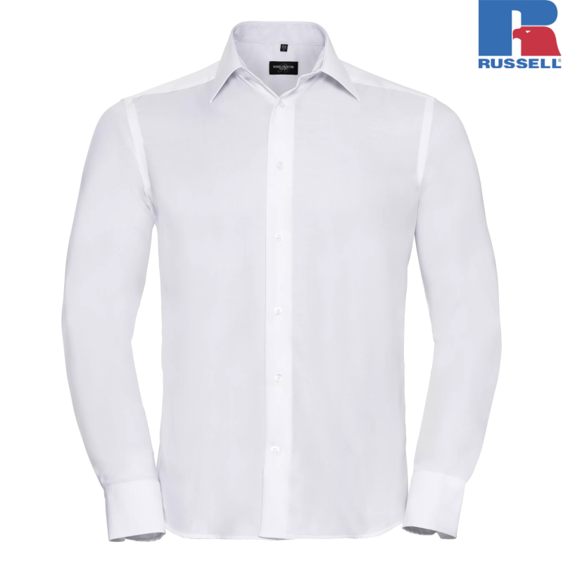 Men's Long Sleeve Tailored Ultimate Non-iron Shirt | Russell