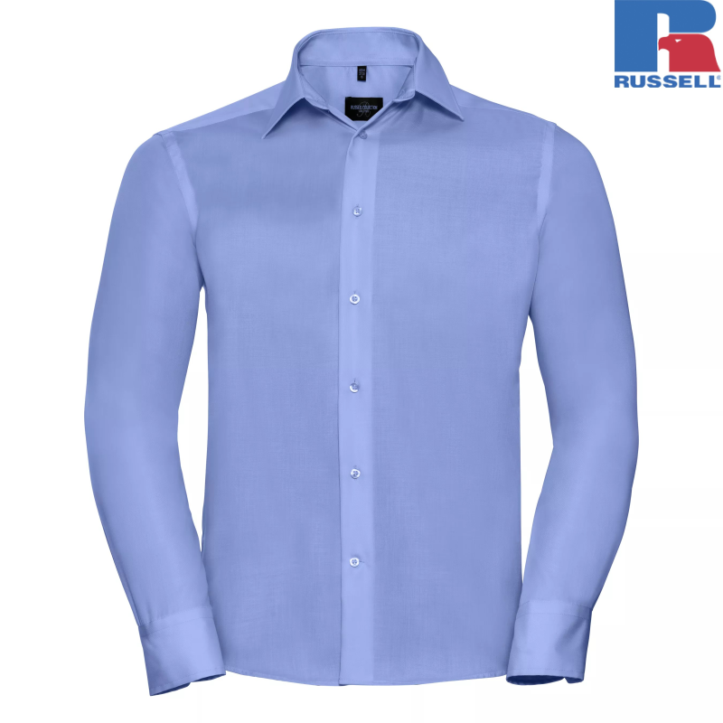 Men's Long Sleeve Tailored Ultimate Non-iron Shirt | Russell