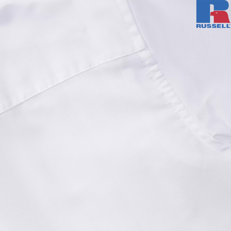 Men's Short Sleeve Tailored Oxford Shirt | Russell