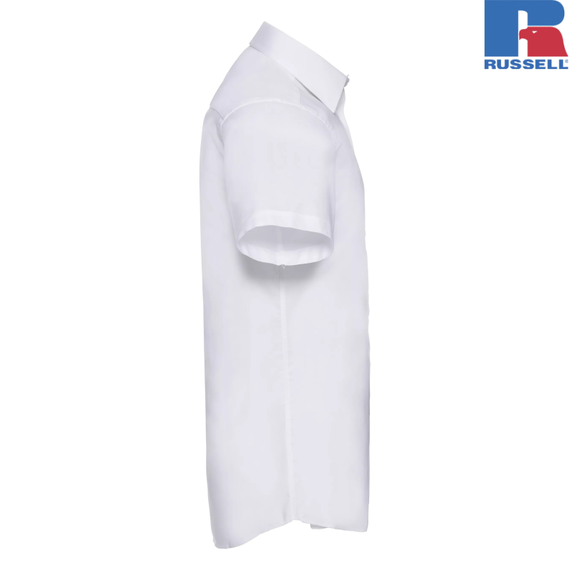 Men's Short Sleeve Tailored Oxford Shirt | Russell