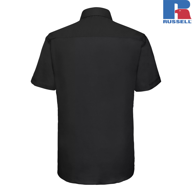 Men's Short Sleeve Tailored Oxford Shirt | Russell