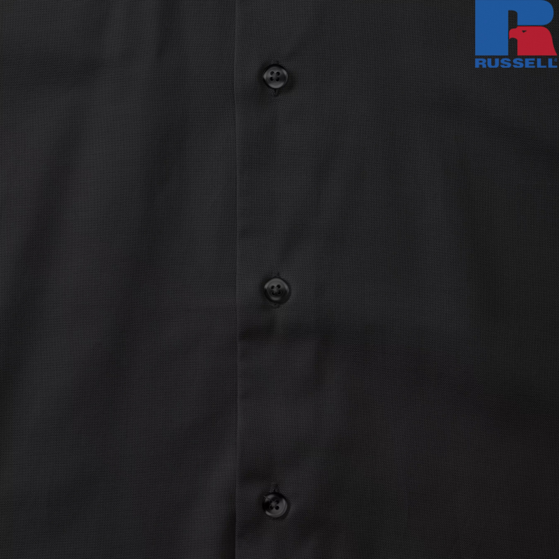 Men's Short Sleeve Tailored Oxford Shirt | Russell