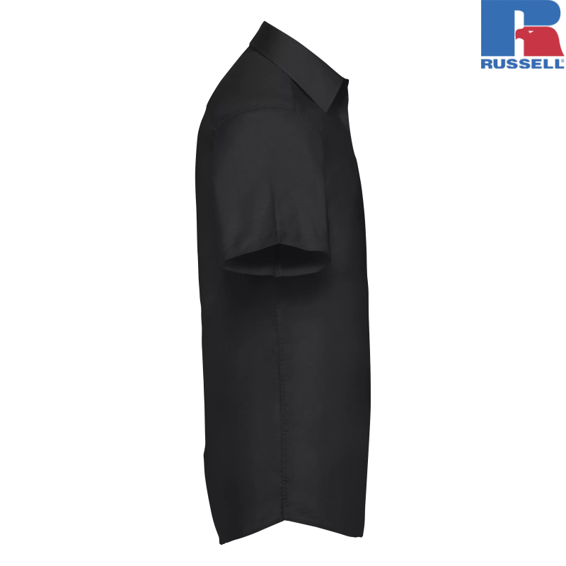 Men's Short Sleeve Tailored Oxford Shirt | Russell