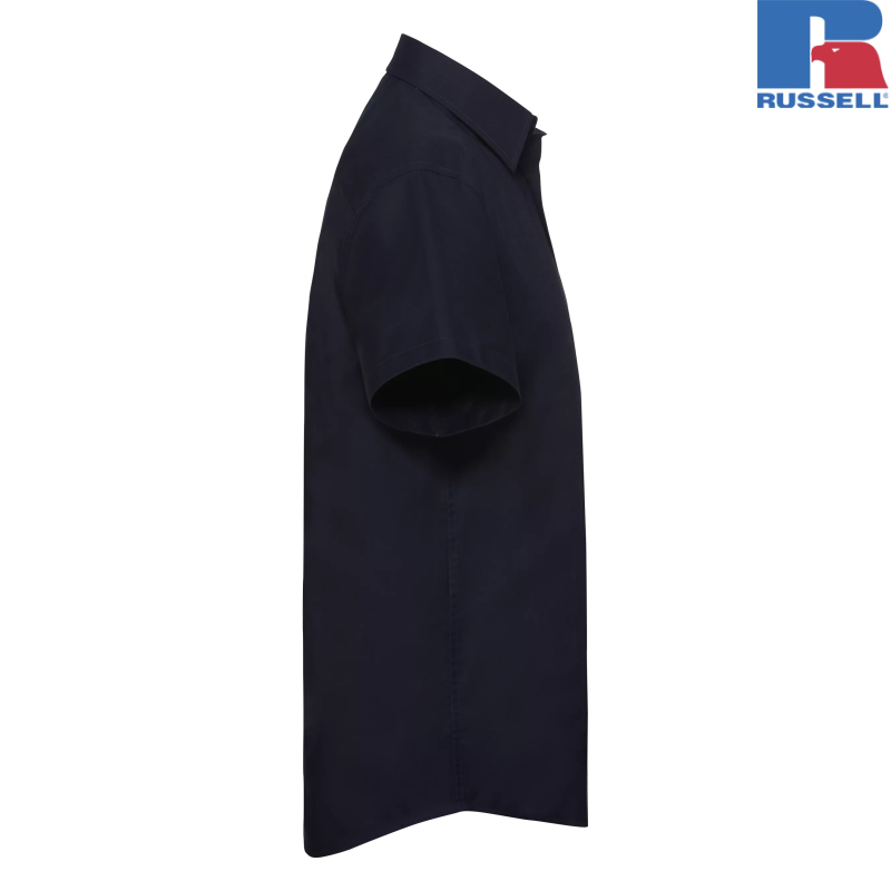 Men's Short Sleeve Tailored Oxford Shirt | Russell