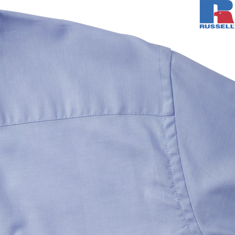 Men's Short Sleeve Tailored Oxford Shirt | Russell