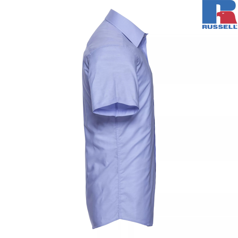 Men's Short Sleeve Tailored Oxford Shirt | Russell