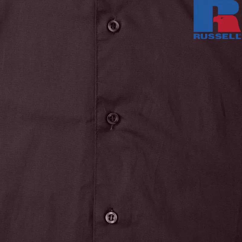 Men's Long Sleeve Easy Care Fitted Shirt | Russell