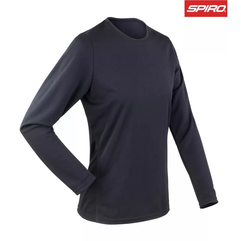 Womens Quick Dry Long Slvve T | Spiro